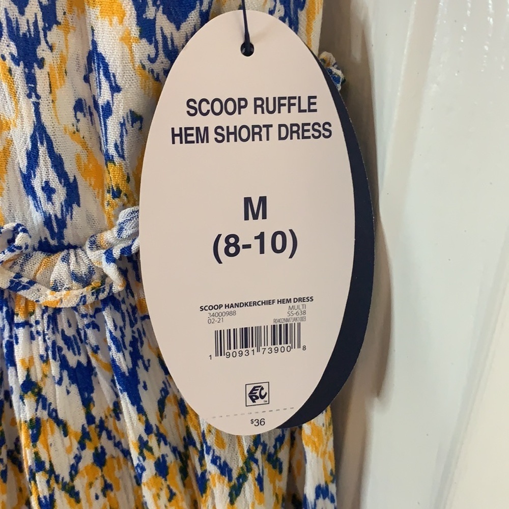 🎉HP🎉SCOOP RUFFLE HEM DRESS - Picture 3 of 5